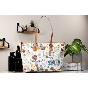 NEW Dooney & Bourke Disney Pixar Maps Medium Tote Bag Handbag Purse